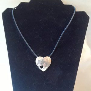 Sterling Silver Heart Necklace by Argento Vivo